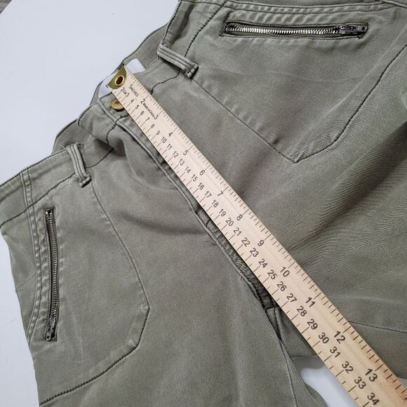 LEVEL 99 CARGO PANTS SAGE GREEN SUNWASHED SNAP POCKETS REVOLVE 31 - Picture 3 of 10